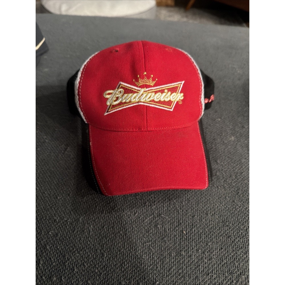NWOT Budweiser Kevin Harvick 4 Emboidered adjustable hat by CFS Nascar Official